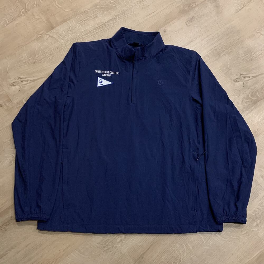 Lululemon Golf 1/2 Half Zip Jacket Connecticut College Camels Sailing Men's M
